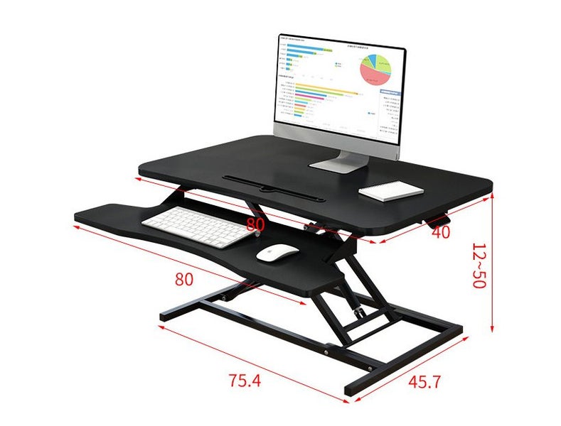 Standing Desk with Keyboard Holder Carousel 8