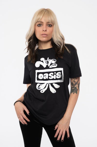 Oasis Splat Band Logo T Shirt Carousel 5