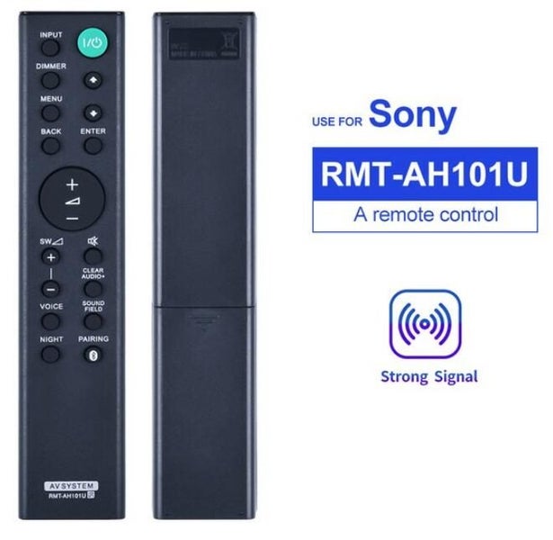 Sony Soundbar Remote HT-CT380 HT-CT780 AH101U Carousel 1