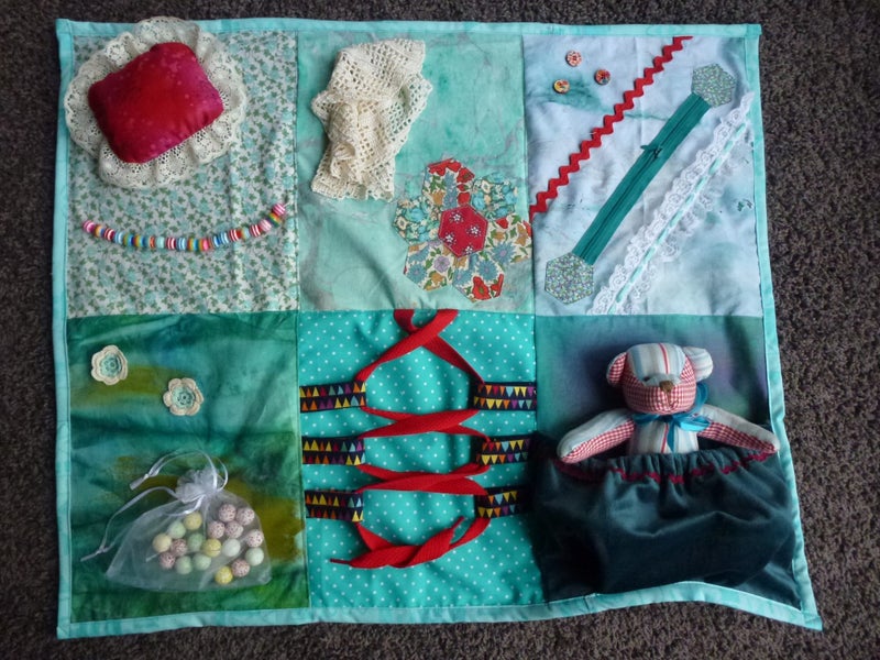 Dementia/Alzheimers Fidget Lap Blanket Carousel 1