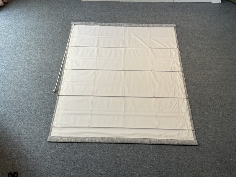 Roman Blind (Grey) OR - Custom Make With Your Fabric Carousel 2