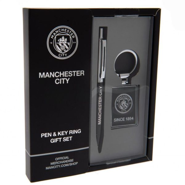Manchester City FC Pen & Keyring Set Carousel 1