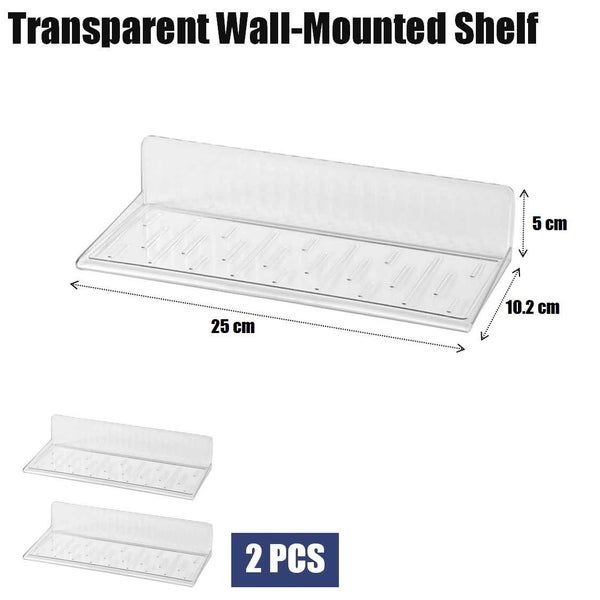 2PCS Floating Hanging Shelves Wall Mounted Cabinets *Over Stocked* Carousel 2