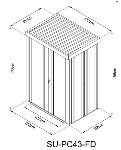 Innosteel 1320mm W x 920mm D Cabinet Carousel 13