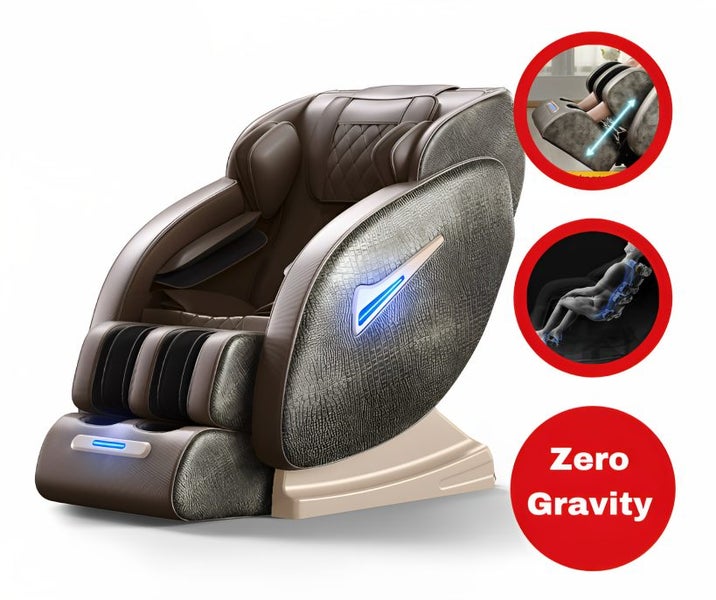 Pro Relax Premium Zero Gravity 3D Massage Chair w Heater Grey Carousel 1