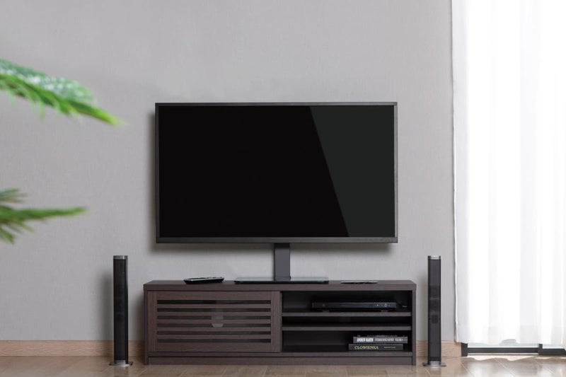 Kogan Universal Swivel Tabletop TV Stand with Glass Base for 37" - 70" TVs Carousel 2