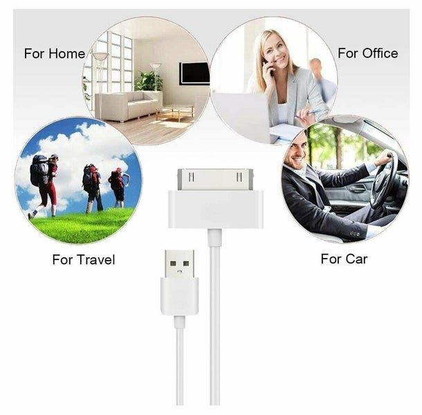 USB Data Charge & Sync Cable for Apple Iphone 4 4s 3GS /iPod/iPad NZ Stock62957610809347114