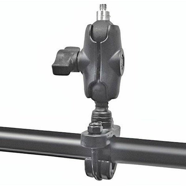 RAM Camera Mount (1/4"-20 male thread) - U-Bolt Rail Handlebar Base, Short Arm Carousel 2