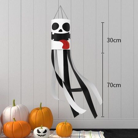 Halloween Flag Wind Socks Washable Quick Drying Windsock Flag Carousel 3