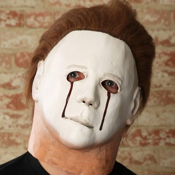 Michael Myers Head Mask Masquerade Dressing Up For Halloween Party Carousel 1