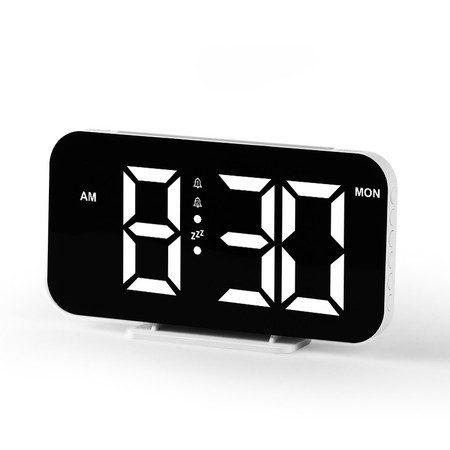 Digital Alarm Clock Night Light Carousel 1