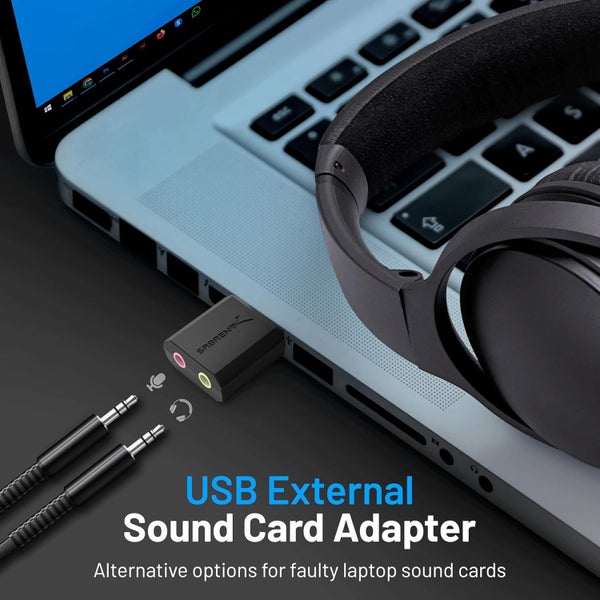 USB External Stereo Sound Adapter for Windows and Mac Carousel 2