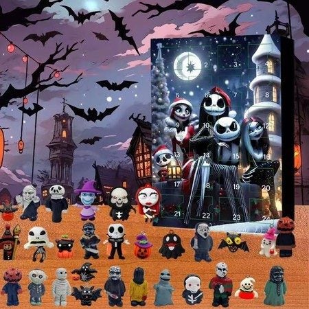 Halloween Advent Calendar, Halloween Countdown Calendar Contains 24 Gifts Carousel 1