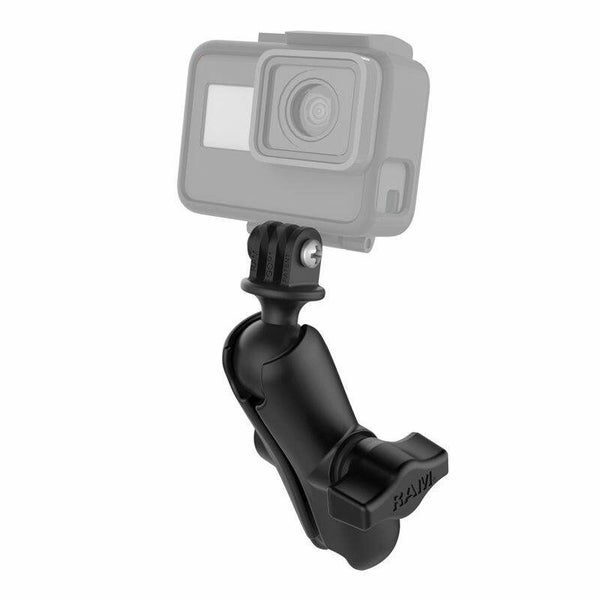 RAM Action Camera / GoPro Mount with Medium Double Socket Arm Carousel 2