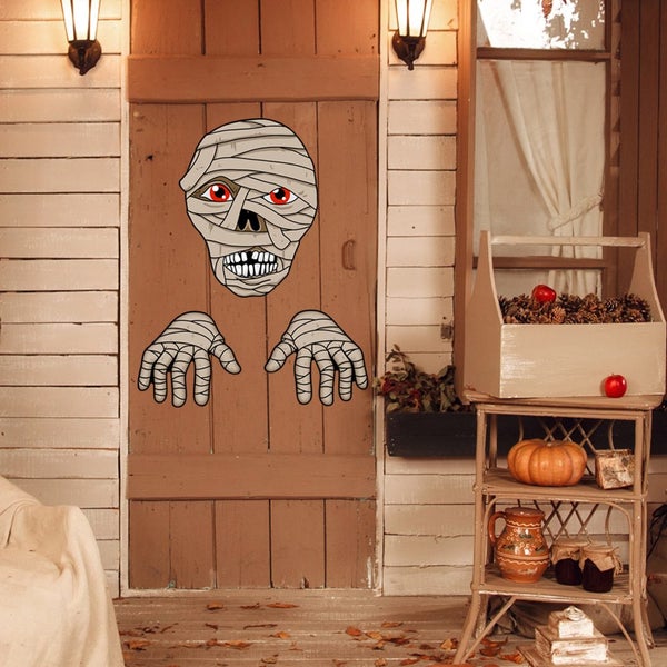 Halloween Fence Peeker Decoration Scary Peeper Carousel 1