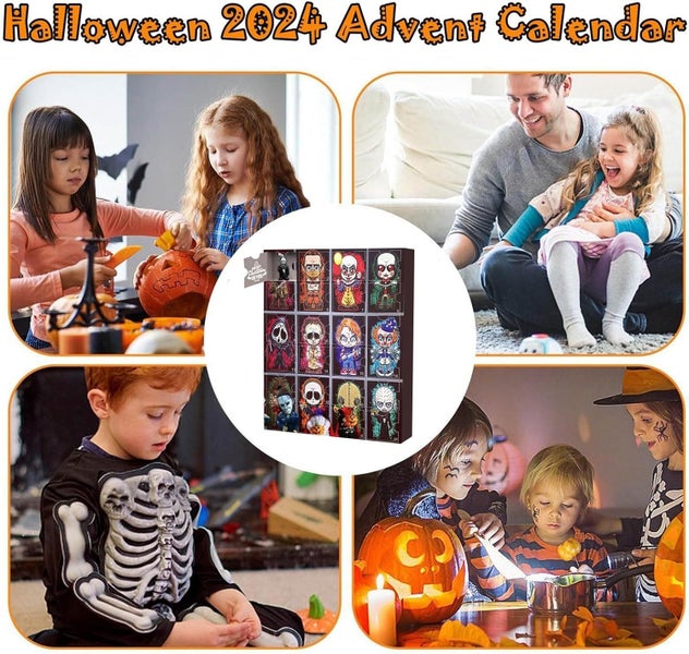 2024 Halloween Doll Advent Calendar With 24 collectible dolls Carousel 1