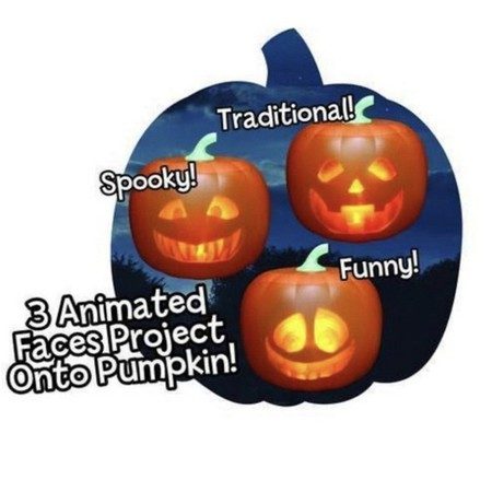 Talking Animated Pumpkin with Built in 10 Inch HD Screen Projector and Speaker Carousel 2