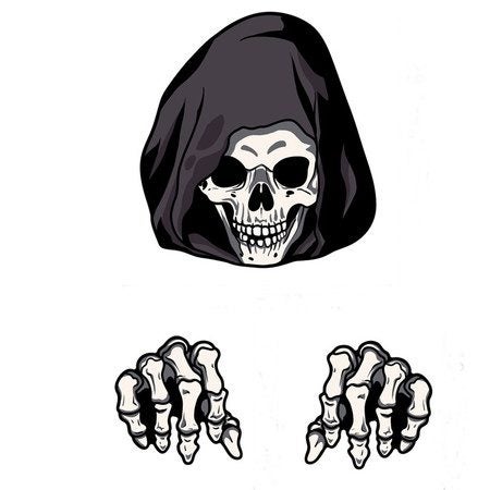 Halloween Fence Peeker Decoration Scary Peeper Carousel 7