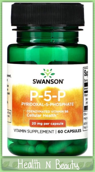 VITAMIN B6 P-5-P 20 MG 60 CAPS - BB0626 Carousel 1