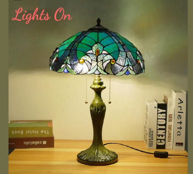 New Tiffany Table Lamp (Large 40cm Shade) Carousel 2