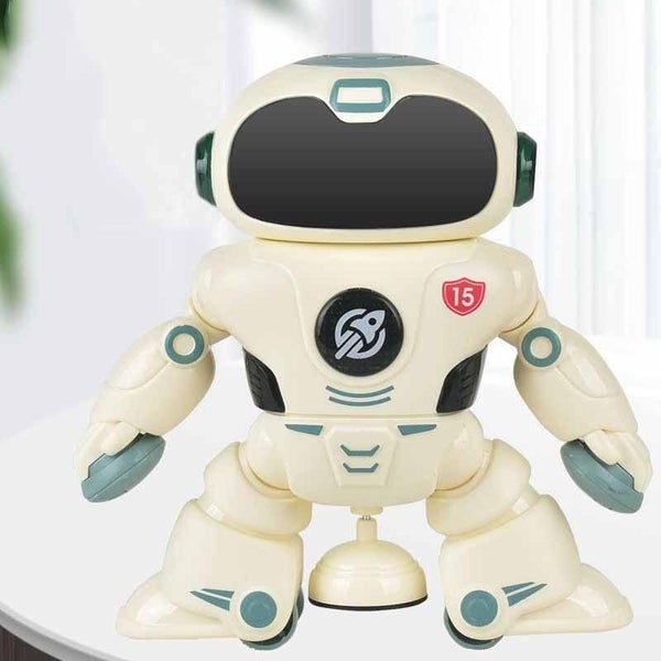 Intelligent Early Education Sound And Light Mechanical Robot Toys - 15 Green Carousel 1