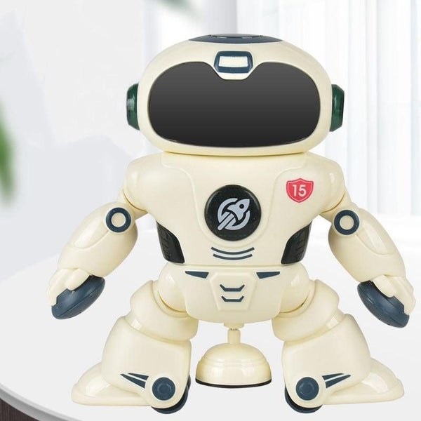 Intelligent Early Education Sound And Light Mechanical Robot Toys - 15 Blue Carousel 1