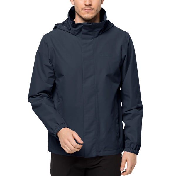 Jack Wolfskin Mens Stormy Point Waterproof Outdoor Jacket - Night Blue - S Carousel 1