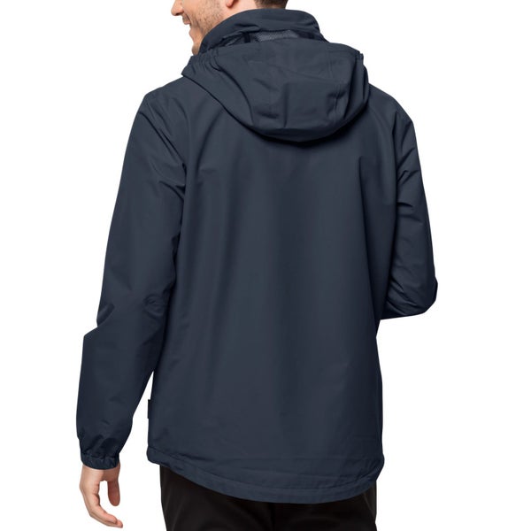 Jack Wolfskin Mens Stormy Point Waterproof Outdoor Jacket - Night Blue - S Carousel 2