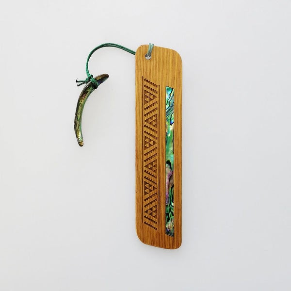 Niho Taniwha' Native Wood Bookmark Carousel 1