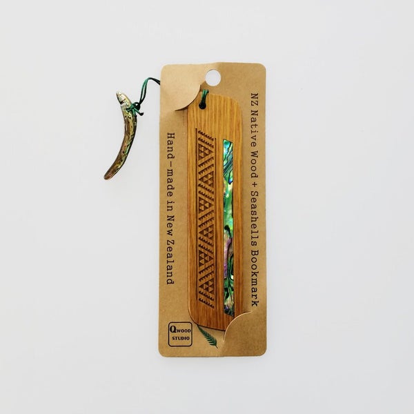 Niho Taniwha' Native Wood Bookmark Carousel 2