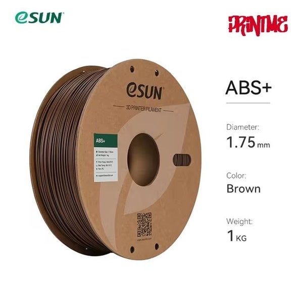 eSUN ABS+ BROWN 1.75mm 3D PRINTER FILAMENT 1kg/2.2lbs Carousel 1