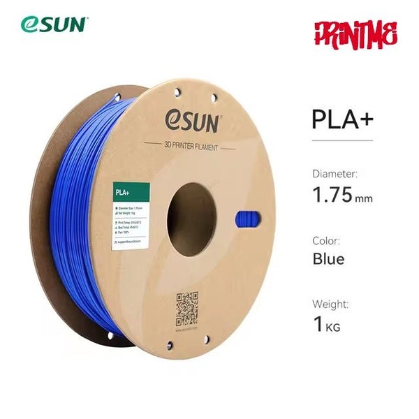 eSUN PLA+ BLUE 1.75mm 3D PRINTER FILAMENT 1kg/2.2lbs Carousel 1