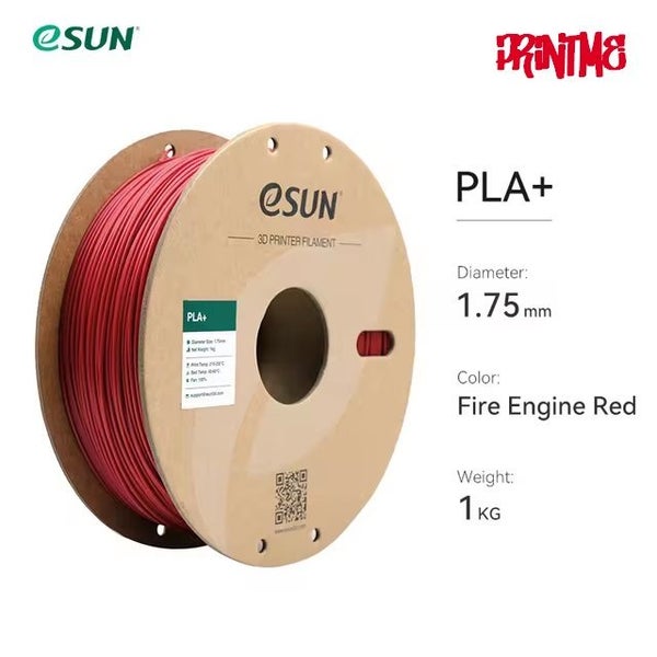 eSUN PLA+ FIRE ENGINE RED 1.75mm 3D PRINTER FILAMENT 1kg/2.2lbs Carousel 1