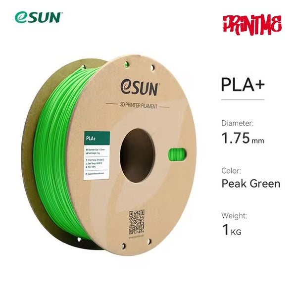 eSUN PLA+ PEAK GREEN 1.75mm 3D PRINTER FILAMENT 1kg/2.2lbs Carousel 1
