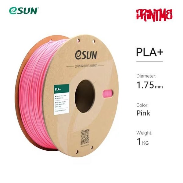 eSUN PLA+ PINK 1.75mm 3D PRINTER FILAMENT 1kg/2.2lbs Carousel 1