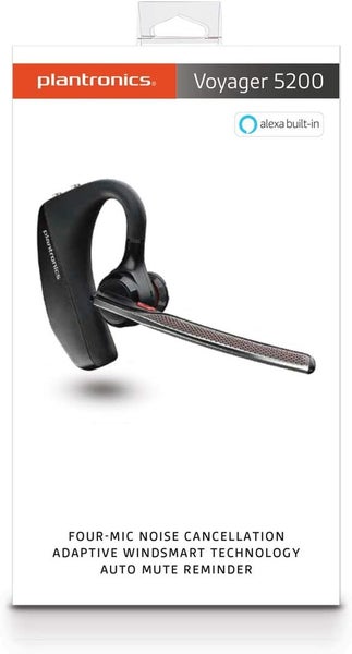 Plantronics Voyager 5200 Noise Cancellation WindSmart Bluetooth Headset Carousel 7