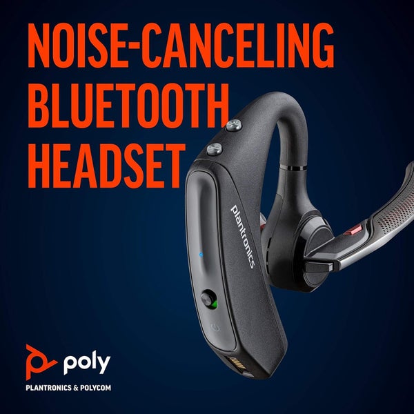Plantronics Voyager 5200 Noise Cancellation WindSmart Bluetooth Headset Carousel 2