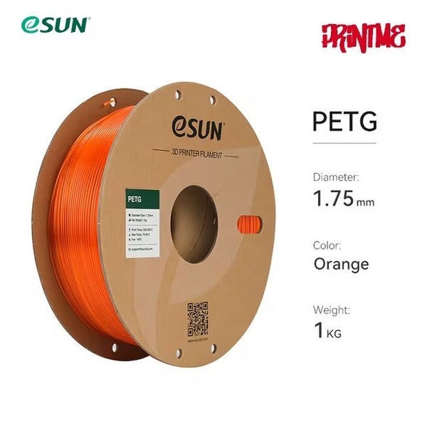 eSUN PETG ORANGE 1.75mm 3D PRINTER FILAMENT 1kg/2.2lbs Carousel 1
