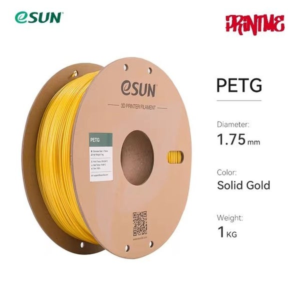 eSUN PETG SOLID GOLD 1.75mm 3D PRINTER FILAMENT 1kg/2.2lbs Carousel 1