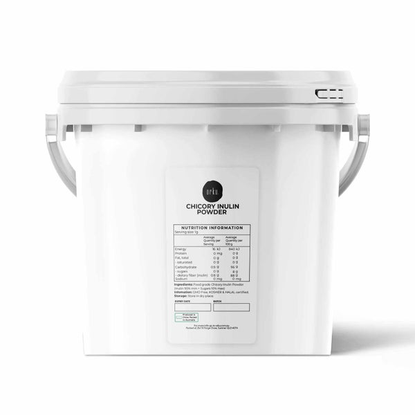 Orku 3.5Kg Chicory Root Inulin Powder Bucket - Prebiotic Unflavoured Supplement Carousel 1