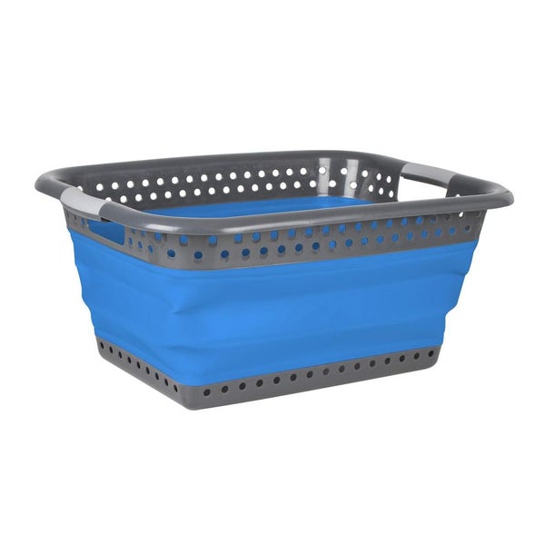 Wildtrak Expanda 37L Collapsible Laundry Basket 60.9x45.4cm Storage Organiser Carousel 2