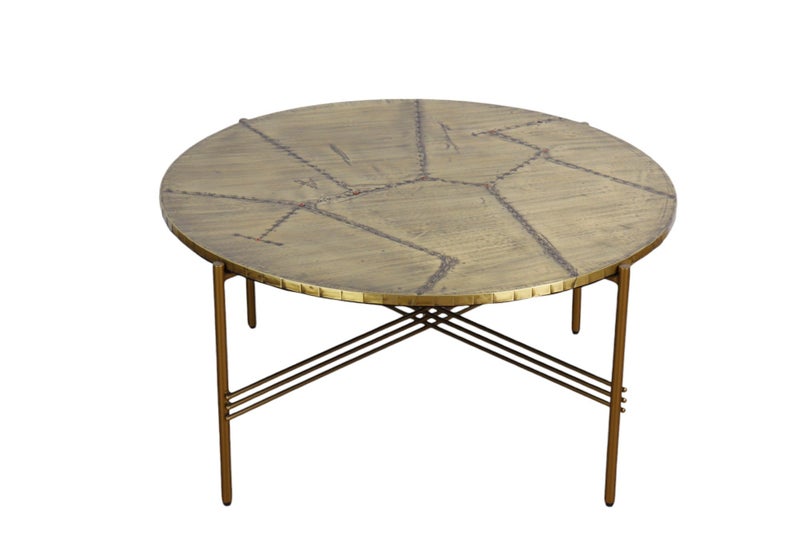 TNC Crosshatch Copper Coffee Table, AT166L Carousel 2