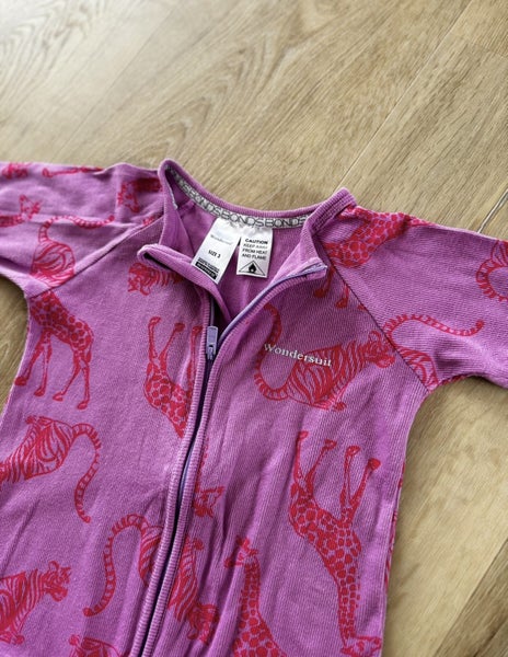 Girls Size 3 Bonds Wondersuit and Pink Flamingo summer PJ Set Carousel 3