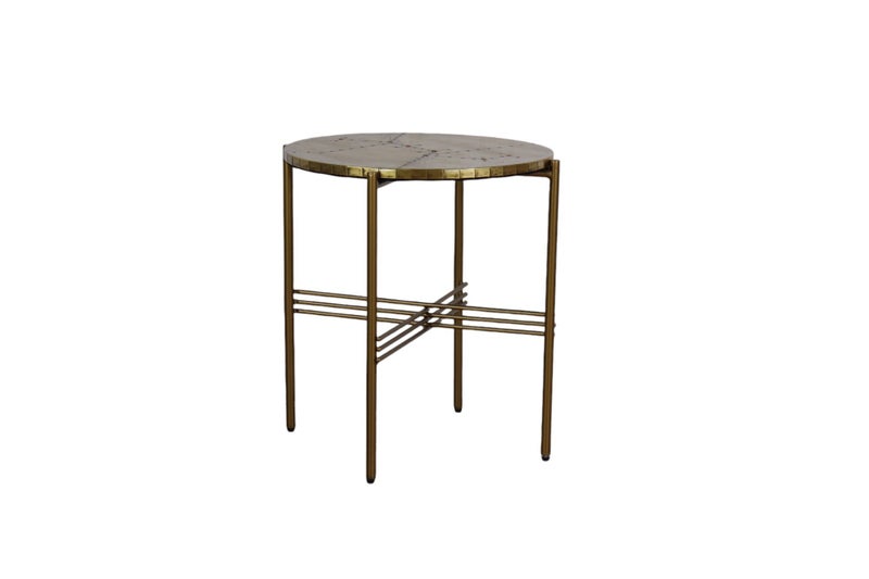 TNC Crosshatch Copper Side Table, AT166M Carousel 2