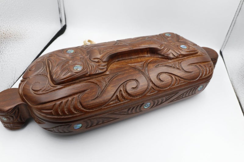 New Zealand Native Wood Wakahuia (Haehae) Carousel 1