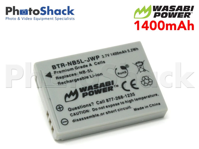 NB-5L Battery for Canon - Wasabi Power Carousel 1
