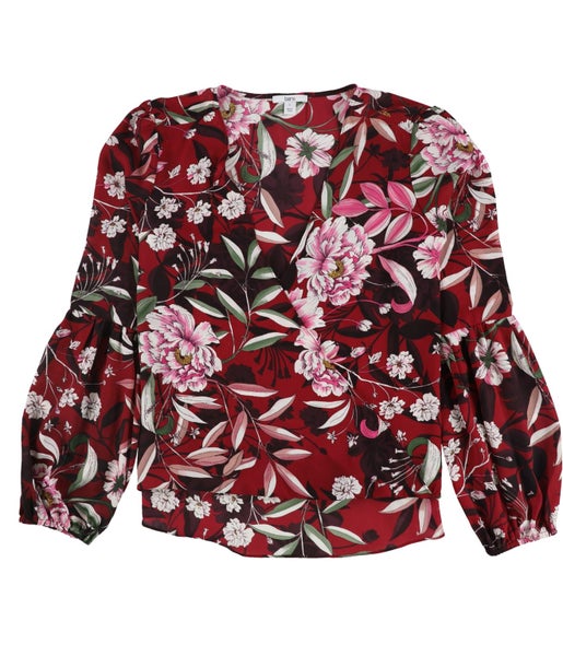 bar III Womens Baywell Kimono Top Blouse Carousel 1