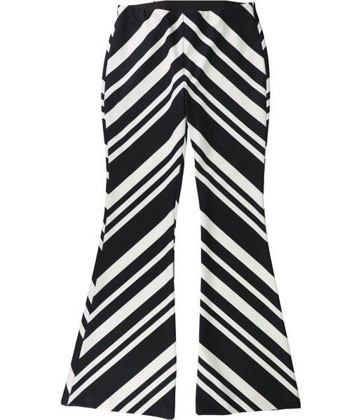 bar III Womens Chevron Casual Wide Leg Pants, NWT Carousel 1