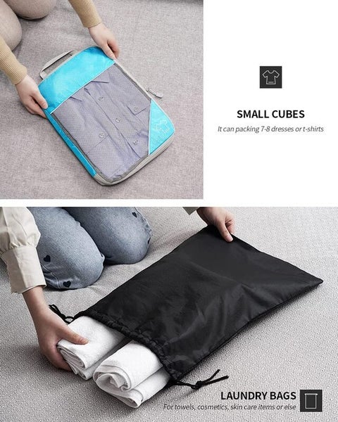 Compression Packing Cube Travel Luggage Organiser Bags E0522DB0 Carousel 9