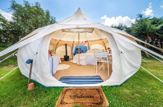 5 Metre Lotus Belle OUTBACK DELUXE Glamping Bell Tent Carousel 4